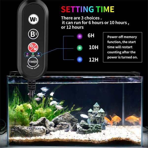 fishkeeper LED Aquarium Light Full Spectrum Planted Fish Tank